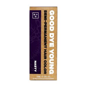 Thuốc nhuộm tóc bán vĩnh cửu Good Dye Young x Rico Nasty Purple thuần chay và không thử nghiệm trên động vật màu tóc bán vĩnh cửu (Tím đậm 5FL OZ)