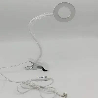 48LED USB Reading Lights Flexible Gooseneck Dimmable Table Lamp Clip On Indoor Eye Protection Desk Light for Room Study Book Clamp Lamp 学习护眼台灯