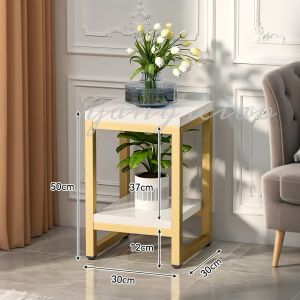 Sum🌈ชั้นวางต้นไม้ แจกัน ตกแต่งระเบียงบ้าน หรือมุมต่างๆในบ้าน แบบ2ชั้นมี2สี โครงเหล็กพ่นกันสนิม