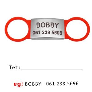 [Free Engraving] Stainless Steel Pet ID Tags Personalized For Small Dog Cat Custom Collar Accessories