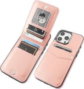 Cho iPhone 17 Pro Max Wallet Trường Hợp Với Ví đựng thẻ tín dụng Lật da cao cấp Magn3T1C Clasp Chân Đế Chống Sốc vỏ điện thoại Đối Với iPhone Trường Hợp Không Khí 16 Pro Maxcase 15 Pro Max15 Cộng Với 14 Pro Max14 Cộng Với 13 PRO MAX 12 Pro11