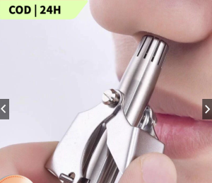 dụng cụ tỉa lông mũi an toàn chất liệu inox cao cấp không cần pin dễ dàng mang theo xa