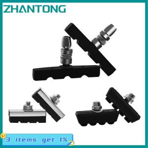ZHANTONG Bike Brake Blocks Rubber Cycling Part Tools MTB Mountain Road Bicycle Lightweight V-brake Shoes Pads Bicycle Accessories