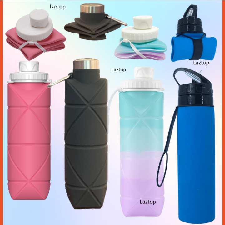 Foldable Water Bottle botol lipat 折叠水罐 Collapsible Water Bottle Bottle ...