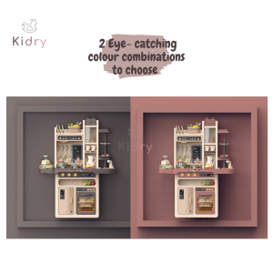 Deluxe Pretend Play Spraying Mist Kitchen Playset Cooking Kids Children Educational Gift Toy | Mainan Dapur Kanak