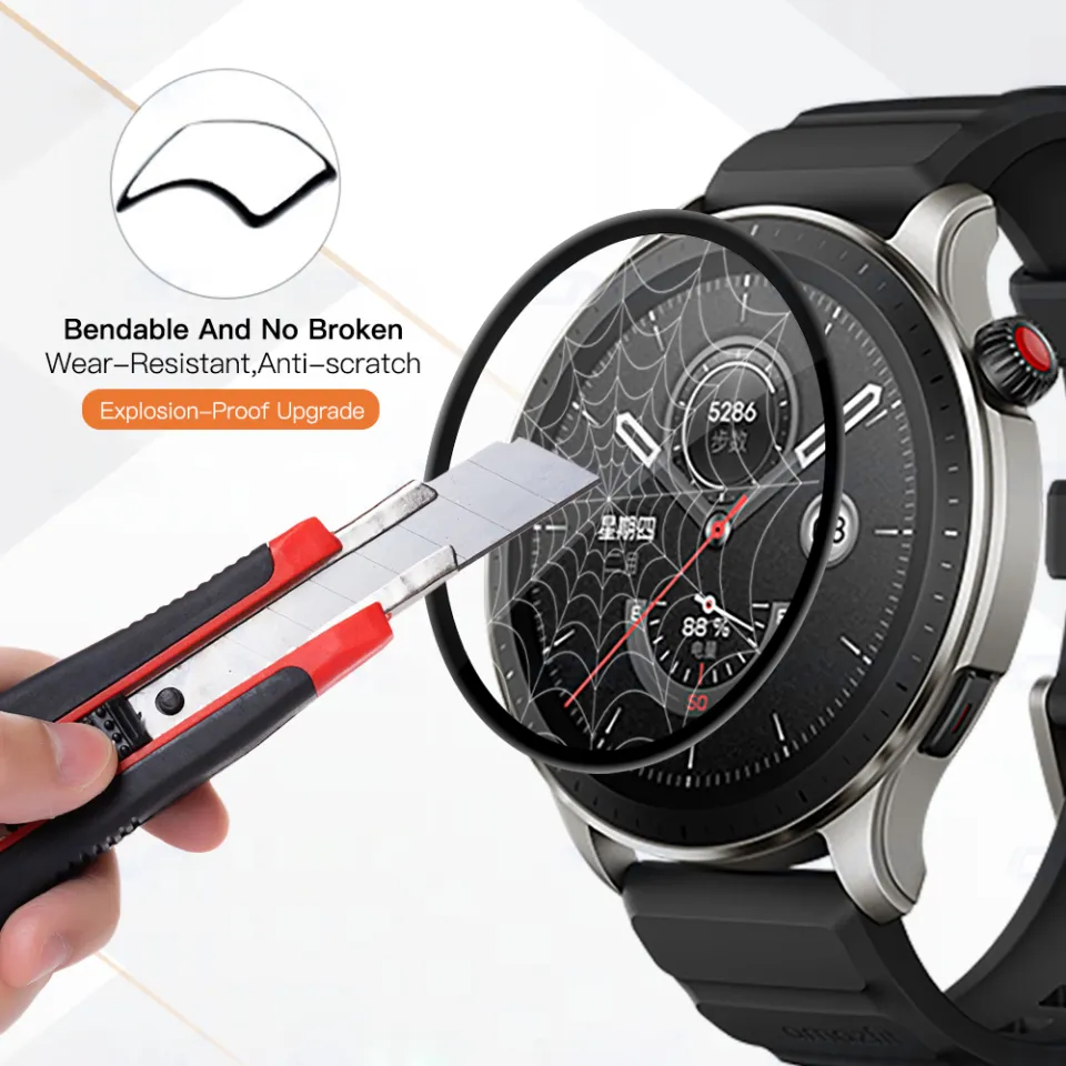 3PCS For Amazfit GTR4 / GTR4 Pro Smart Watch Soft Film Full Cover Screen  Protectors For Huami Amazfit GTR4 Protective Film - buy 3PCS For Amazfit  GTR4 / GTR4 Pro Smart Watch
