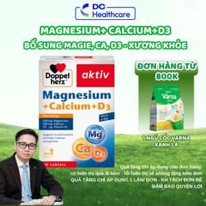 TPBVSK Magnesium Calcium D3 - Bổ Sung Canxi Magie Vitamin D3 Hỗ Trợ Xương Chắc Khỏe (Hộp 30 viên)