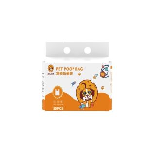 SKISOPGO Pet Poop Bags Double-layered Pick Up Bag Dogs Portable Tissue Disposable Trash Bags No Dirty Hands
