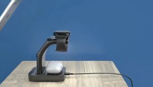 New 5-in-1 Magnetic Wireless Charger 15W Wireless Charging Night Light Alarm Function Safe and Multi- Protection Fast Charging