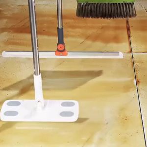 New Cleaning Brush Long Handle Telescopic Magic Broom Silicone Floor Wiper Squeegee Strip Window Glass Household Bathroom Sweeping