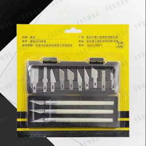 Metal carving knife set handmade rubber cardboard cutting carving knife DIY art carving precision tools