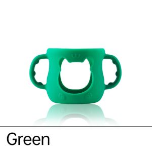 GOFIDIN ทั่วไป ฝาครอบขวดนม พร้อมที่จับ ป้องกันการแตกหัก ปลอกขวดแก้ว พรีเมียม ฉนวนกันความร้อน ที่วางขวดนม ที่รัก