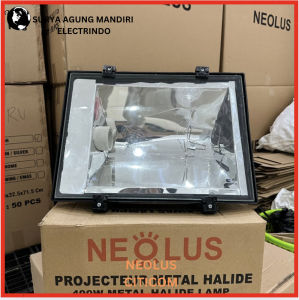 Kap lampu Sorot kap hpit 250w/400w (Neolus)