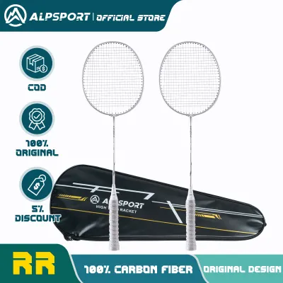 Raket Bulutangkis ALPSPORT RR 4U G5 Serat Karbon Super Ringan & Awet + Tas Bonus