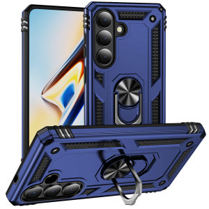 【🔥SG🔥】RICHMENTMALL Shockproof Armor Case For Samsung Galaxy A57 Case Phone Ring Stand Bumper Silicone Phone Back Cover