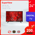 ดิจิตอลทีวี SuperView LED DIGITAL TV ทีวี24นิ้ว ทีวีดิจิตอล tv ทีวี ทีวีจอแบน โทรทัศน์. 