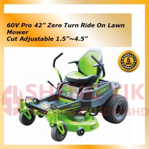 Shengyik 60V 42” Ride On Lawn Mower