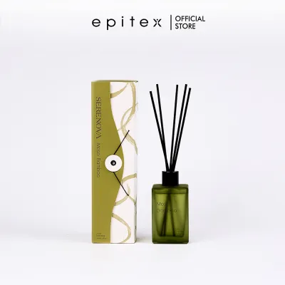 Epitex Serenova Reed Diffuser 120ml | Long Lasting Home Fragrance | Mood Enhancing Scent | Aromatherapy Diffuser for Bedroom Living Room Bathroom & Office | Elegant Home Décor Gift