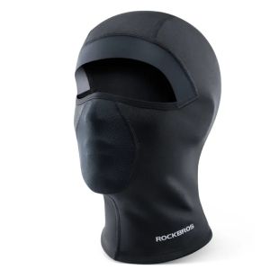 ROCKBROS đạp xe Mặt nạ lông cừu UV bảo vệ ấm áp bao kín mặt breathabale thoải mái Balaclava độ co giãn cao nam nữ Windproof khẩu trang đi xe máy