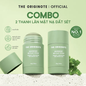 Combo 2 thanh lăn mặt nạ đất sét The Originote lột mụn đầu đen tẩy tế bào chết clay mask stick