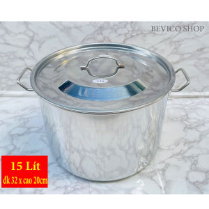 Nồi inox lững 32CM (15L) 36CM (22L) | Dùng cho bếp từ bếp gas bếp than...