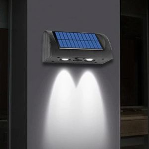 CEMOMEF Super Bright Solar LED Light Energy Saving Condenser Lens Solar Garden Lamp Portable Easy To Install LED Wall Light Courtyard
