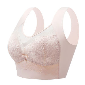 Plus Size M-4XL Womens Bra Ice Silk Thin Comfortable Push Up Bra Breathable Underwear Tank Top