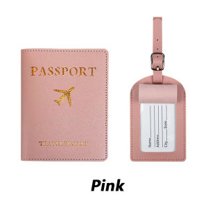Luggage Tag Bag Label Koper Tas Paspor Holder Gantungan Koper Dengan Pesawat Terbang Logo