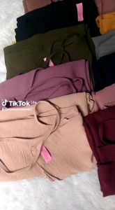 Hijab Bergo Maryam Crinkle Airflow XXL Jumbo Terbaru
