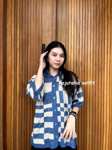 Micha cardigan rajut kancing wanita premium oversize knitwear outfit korea terbaru viral