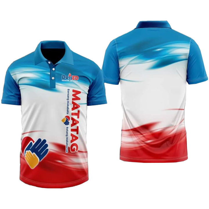 Deped Matatag Uniform Sublimation Polo Shirt For Men And Women Codepl 02 Lazada Ph 4202