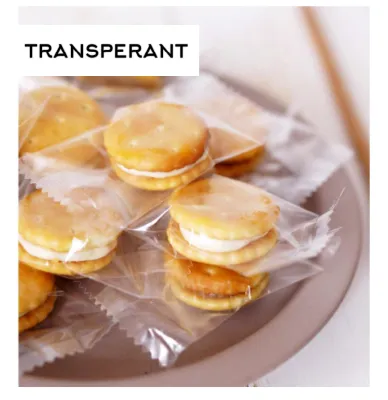 100pcs Baking Cookies Biscuit Mooncake Bakery Candy Packaging Plastic Seal Bag Doorgift Goodies Thank You Kahwin Beg