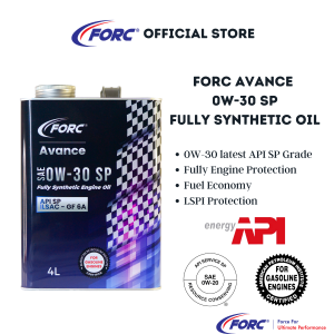 FORC AVANCE SAE 0W-30 API SP Fully Synthetic Engine Oil 4L for Petrol & Hybrid Cars