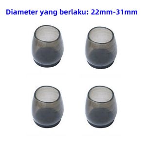 4pcs Alas Kaki Meja Silicon Pelindung Kaki Meja Premium Cover Alas Pelindung Kaki Meja Kursi Bulat