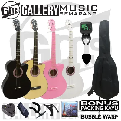 Gitar Akustik Elektrik Termurah Bonus Packing Kayu & Bubble Warp