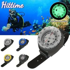 CLARO Digital Display Diving Compass Watch Strong 50M Waterproof Waterproof Diving Watch Professional Luminous Compass Pendant for Swimming
