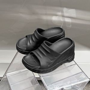 [Free Shipping] Summer Platform Sandals 9Cm Thick-Soled Wedge Slippers For Women Height-Increasing Soft And Non-Slip