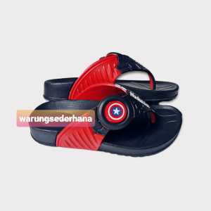 SANDAL JEPIT ANAK LAKI LAKI BERKARAKTER SPIDERMAN