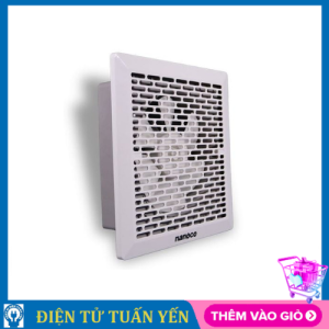 Quạt hút trần siêu mỏng Nanoco NMV1523 (12W) khoét lỗ 150x150mm - Hàng chính hãng