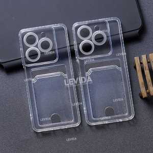 Infinix Smart 9 HD Infinix Smart 8 Plus Case Slot Kartu / Card Case Bening Infinix Smart 9 HD Infinix Smart 8 Plus
