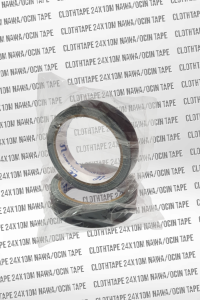 Lakban Hitam/Cloth Tape 24 Mm x 10 MEter merk (1 Pcs) Bisa COD