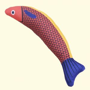 Simulated Mint Fish Cat Toy Scratch Resistant Linen Cat Chew Toy Supplies