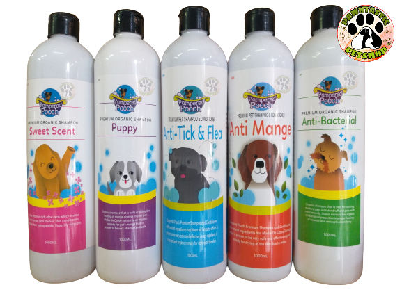 Pampered Pooch Premium Organic Shampoo 1Liter - Anti Tick & Flea ...