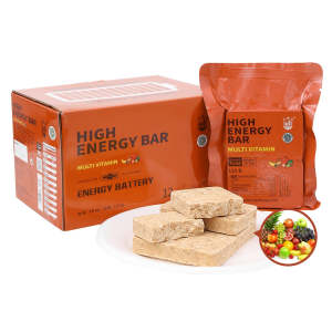 1 BOX - HIGH ENERGY BAR (125g x 12)-MULTIVITAMIN - Exp. Date 2044