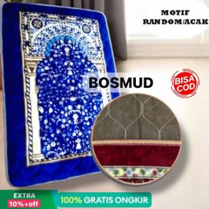 COD Sajadah Busa Premium Turki Empuk Dan Tebal Hambal Turki Bulu Lembut Ukuran Besar 110x70cm