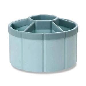 แก้วปากกาหมุนได้มี6ช่องกล่องใส่ปากกาดินสอหมุนได้360องศากล่องเก็บของอุปกรณ์ศิลปะ