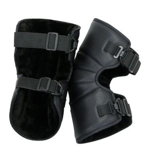 LITUILI Xe máy Mùa đông Chống lạnh Da PU Chống thấm nước Có thể điều chỉnh Kneepad đi xe máy Bảo vệ Kneepad ấm Tấm lót đầu gối cưỡi ngựa