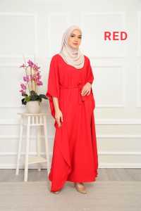 (READY STOCK) KAFTAN DRESS IKAT FREE SIZE FIT S-3XL