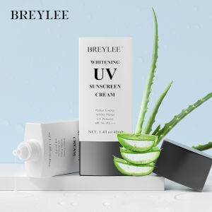 BREYLEE Whitening Sunscreen Cream Vitamin C Sunblock Refreshing Facial Sunscreen SPF50 PA++++ Body Sunblock Anti-aging Sunscreen Improve Skin tone Block Sunlight Damage Skin Care