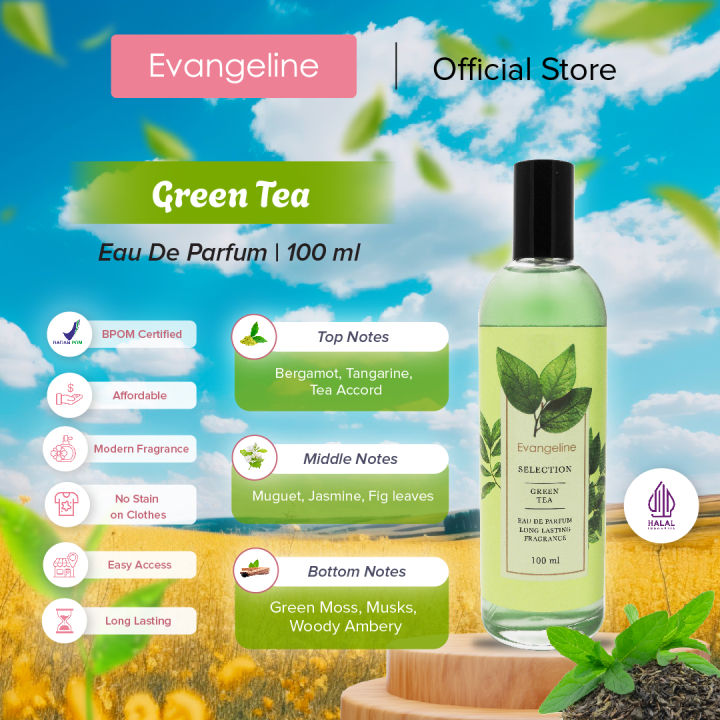 EVANGELINE SELECTION EDP 100ML GREEN TEA
